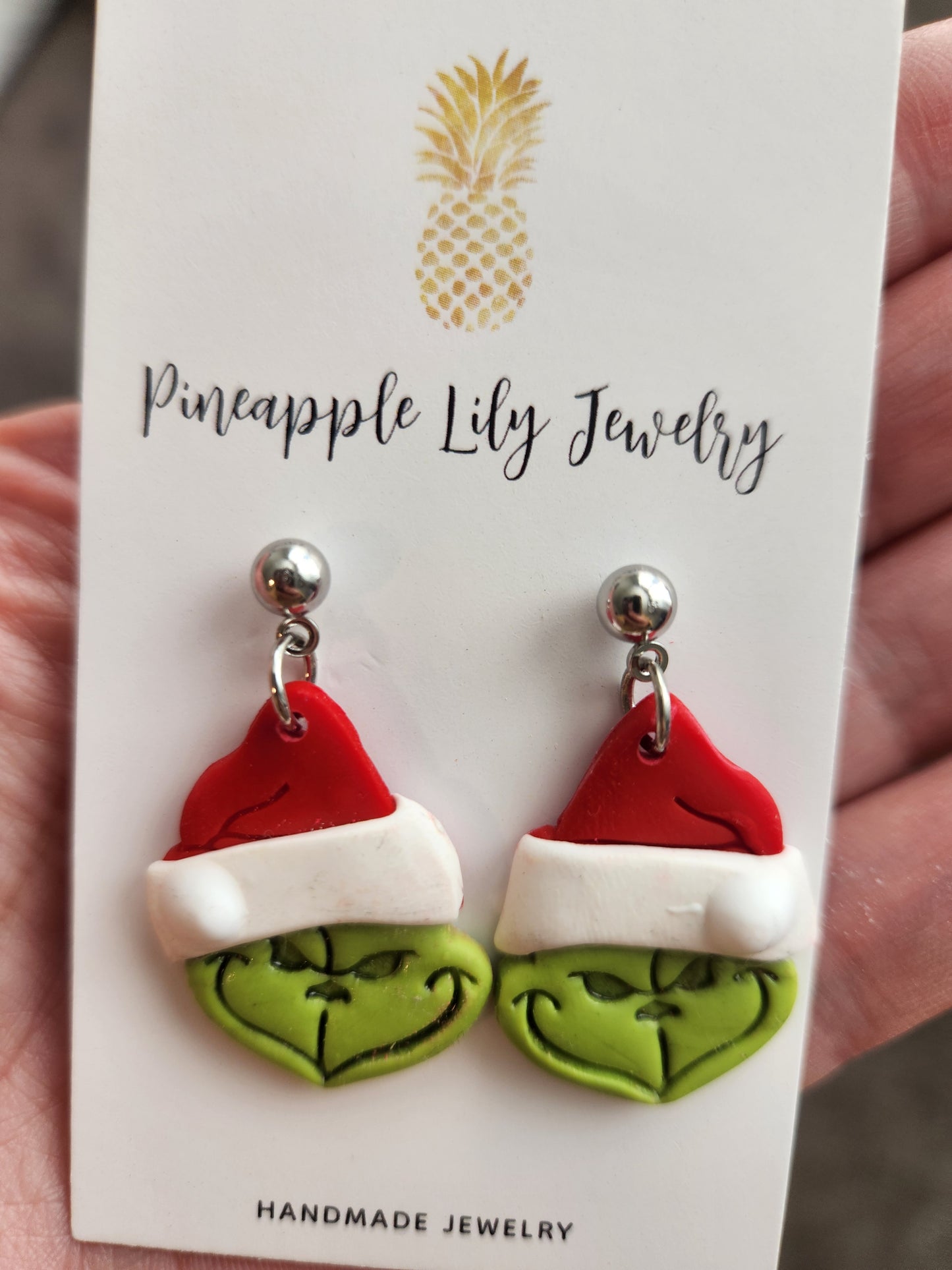 The "Grinch" earrings