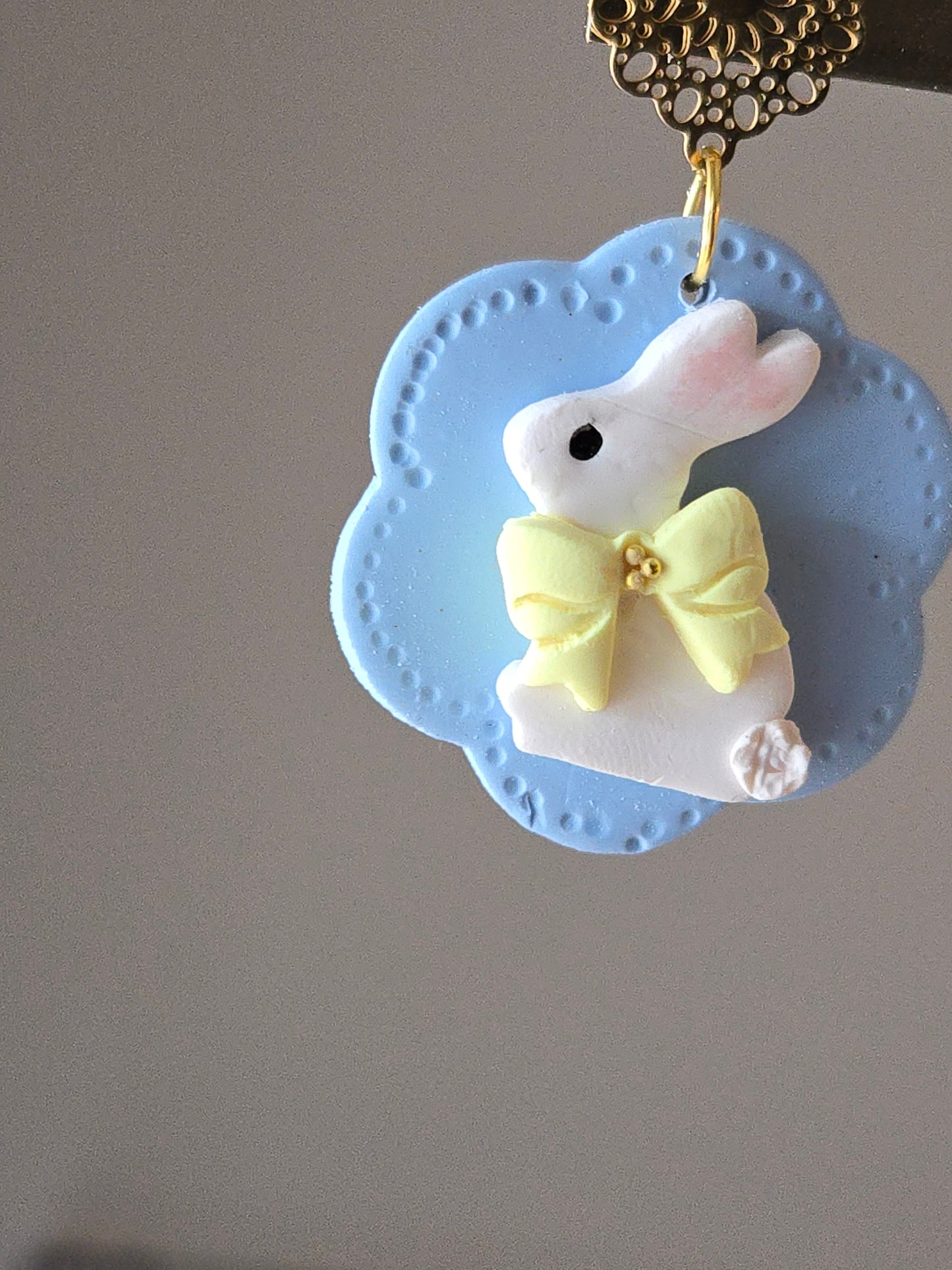 Bunny silhouette earrings