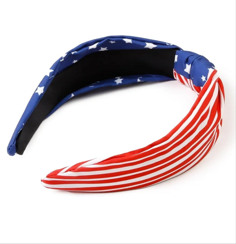 American flag headband