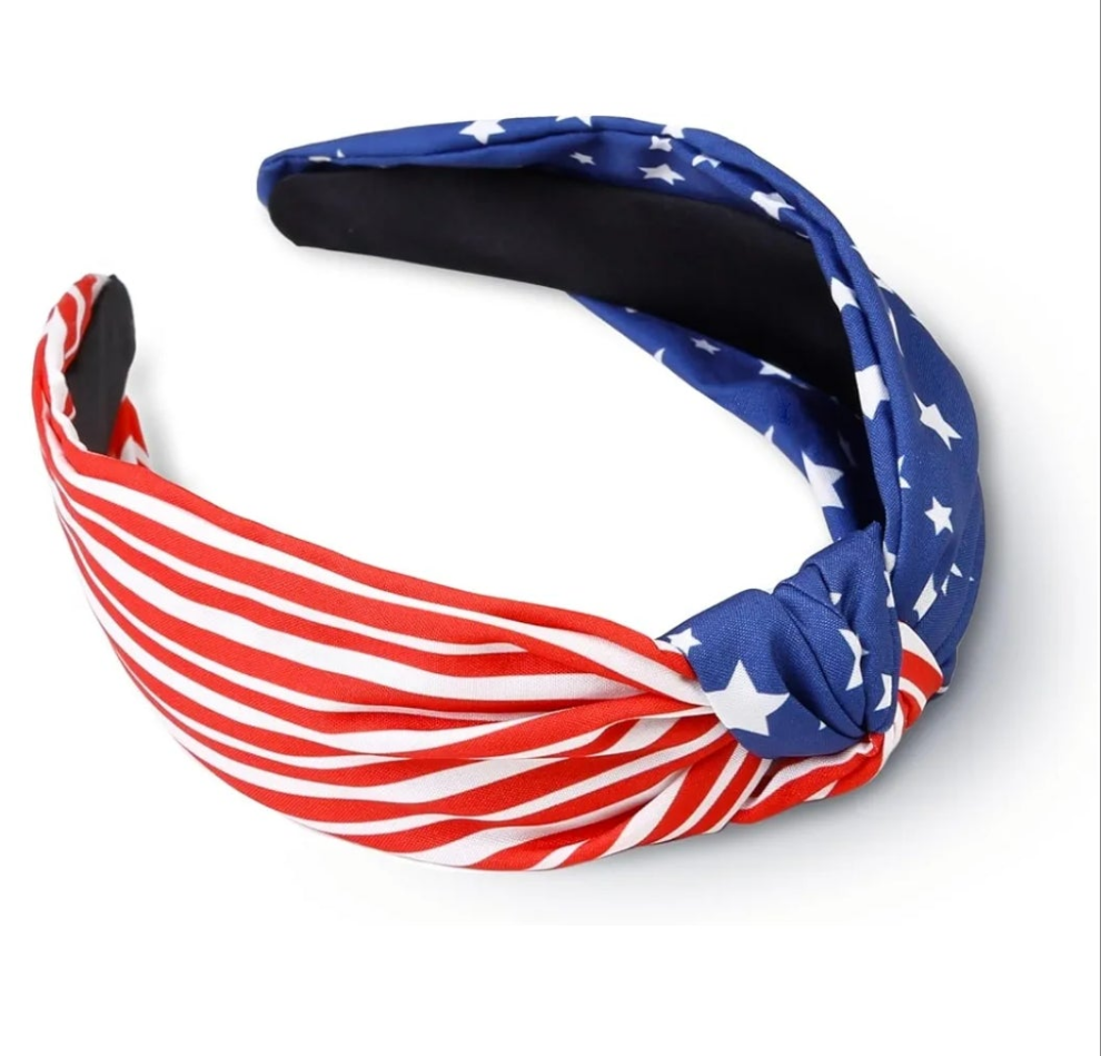 American flag headband