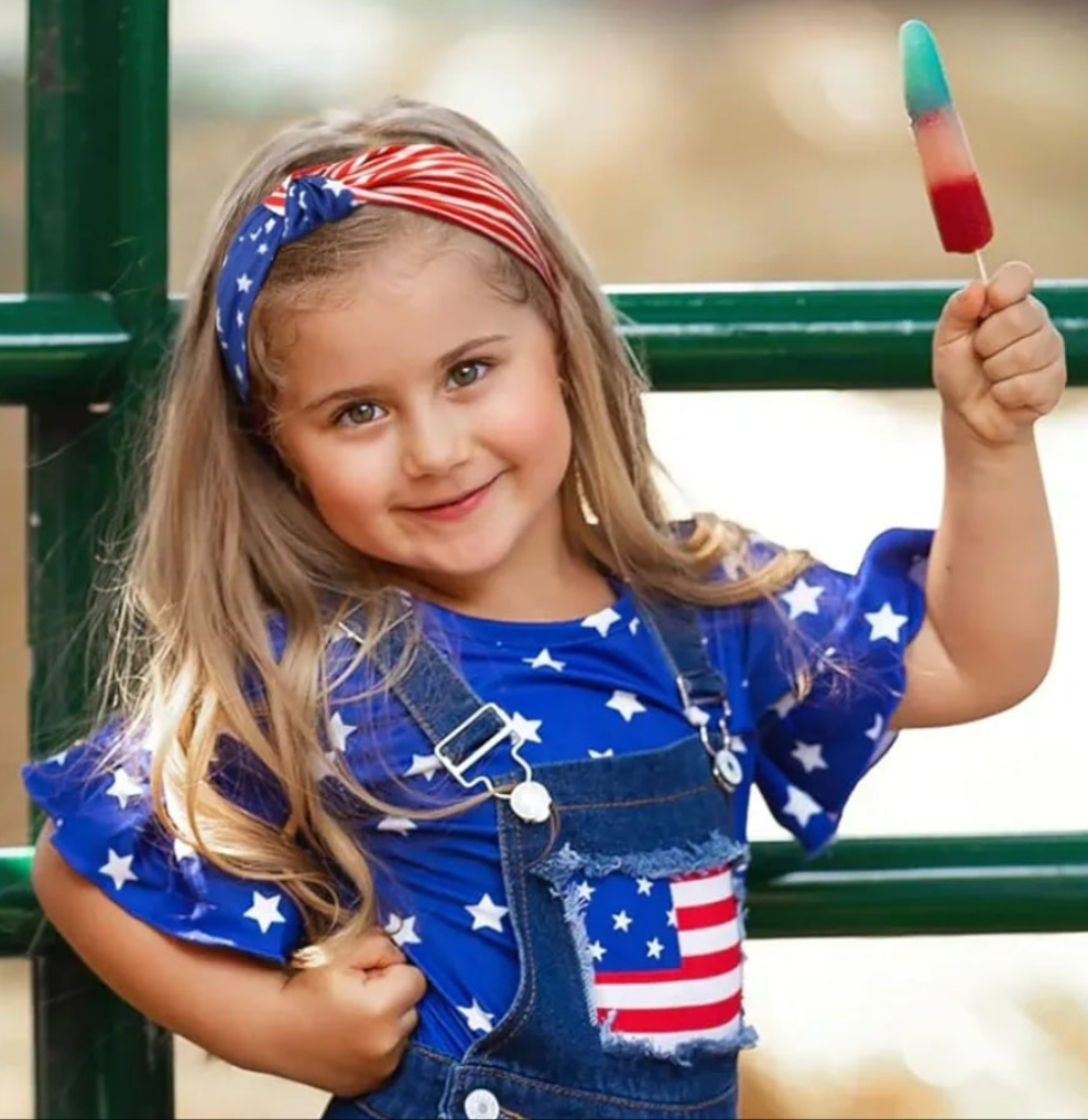 American flag headband