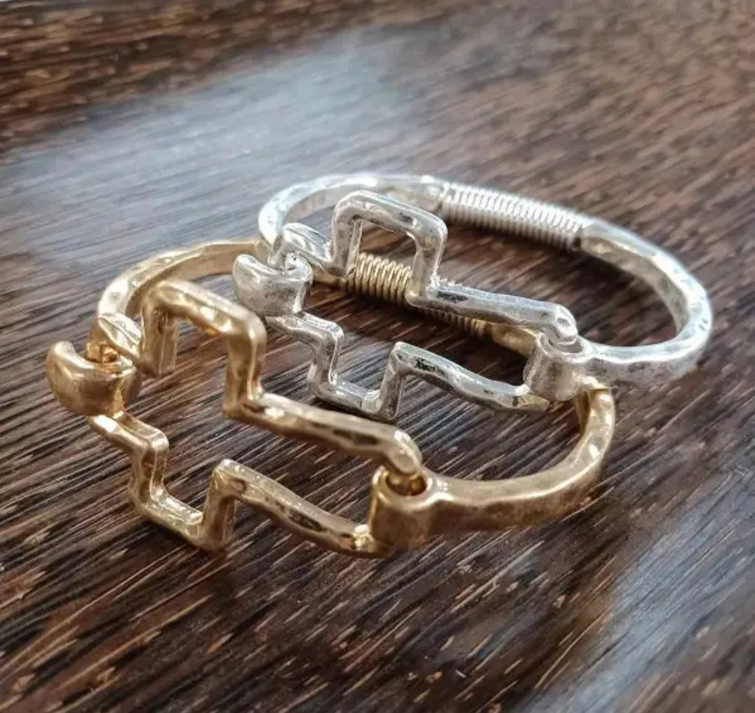 Cross bangle bracelets
