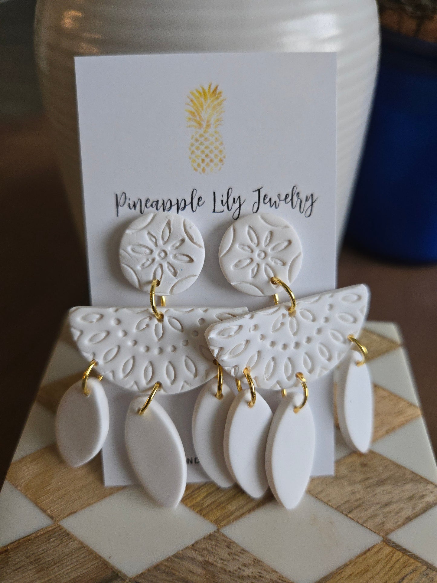 The "Isabella" dangle earrings