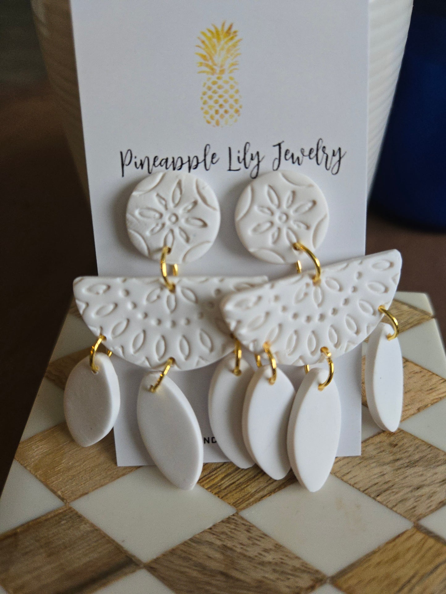 The "Isabella" dangle earrings