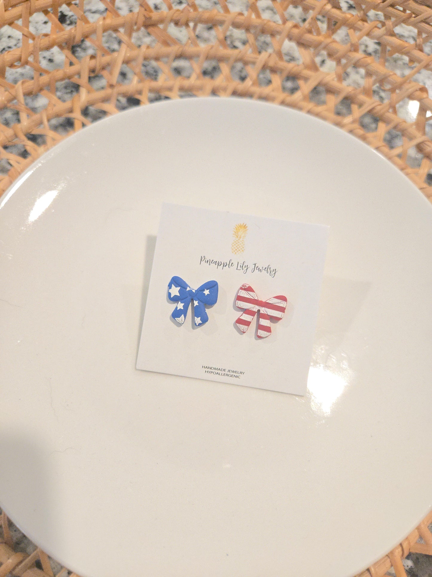 American flag Bow Studs