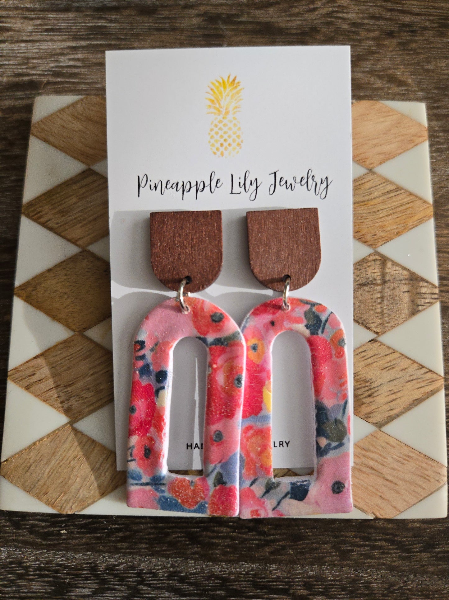 Spring Floral Statement earrings