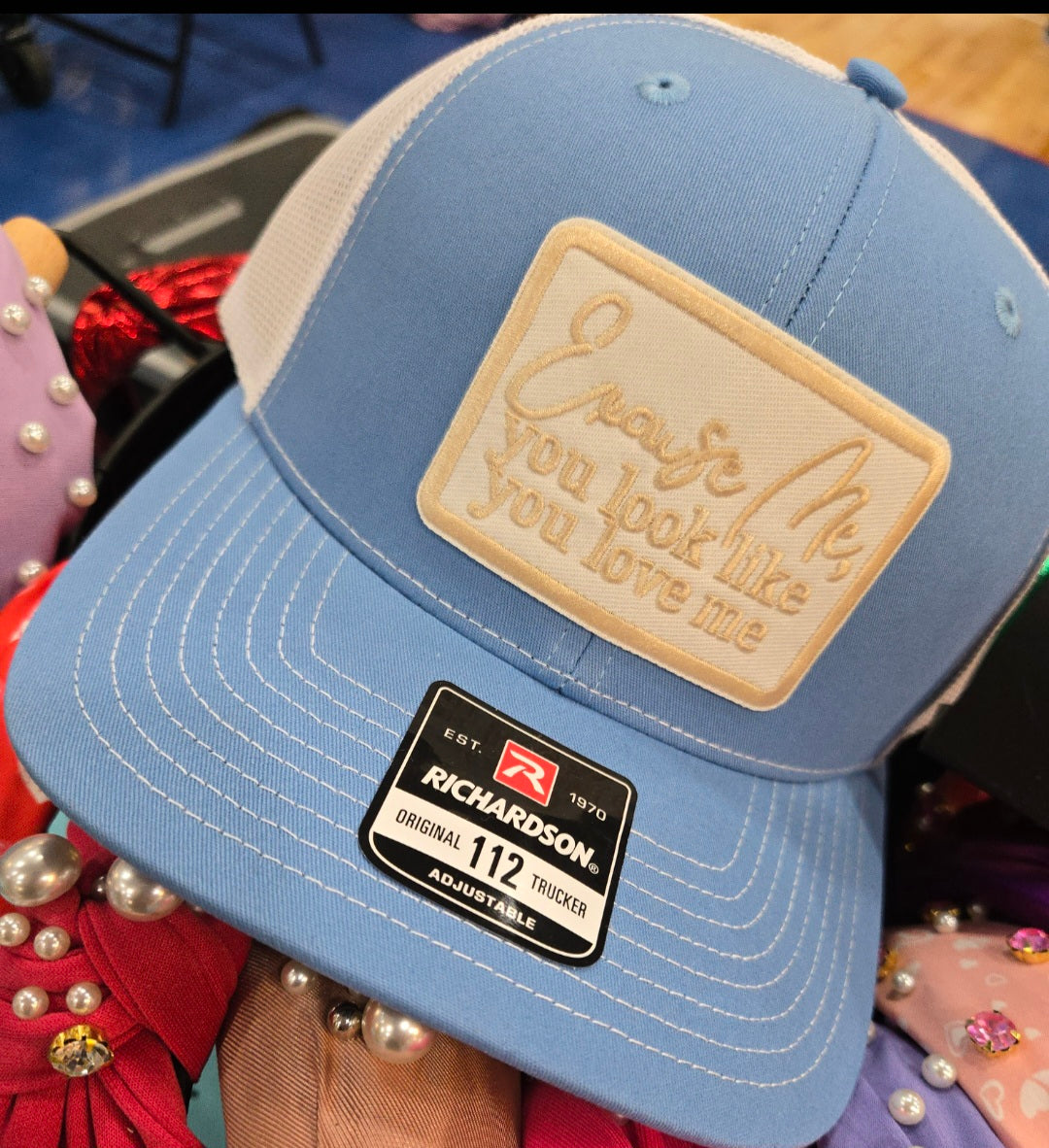 Pre-made trucker hats