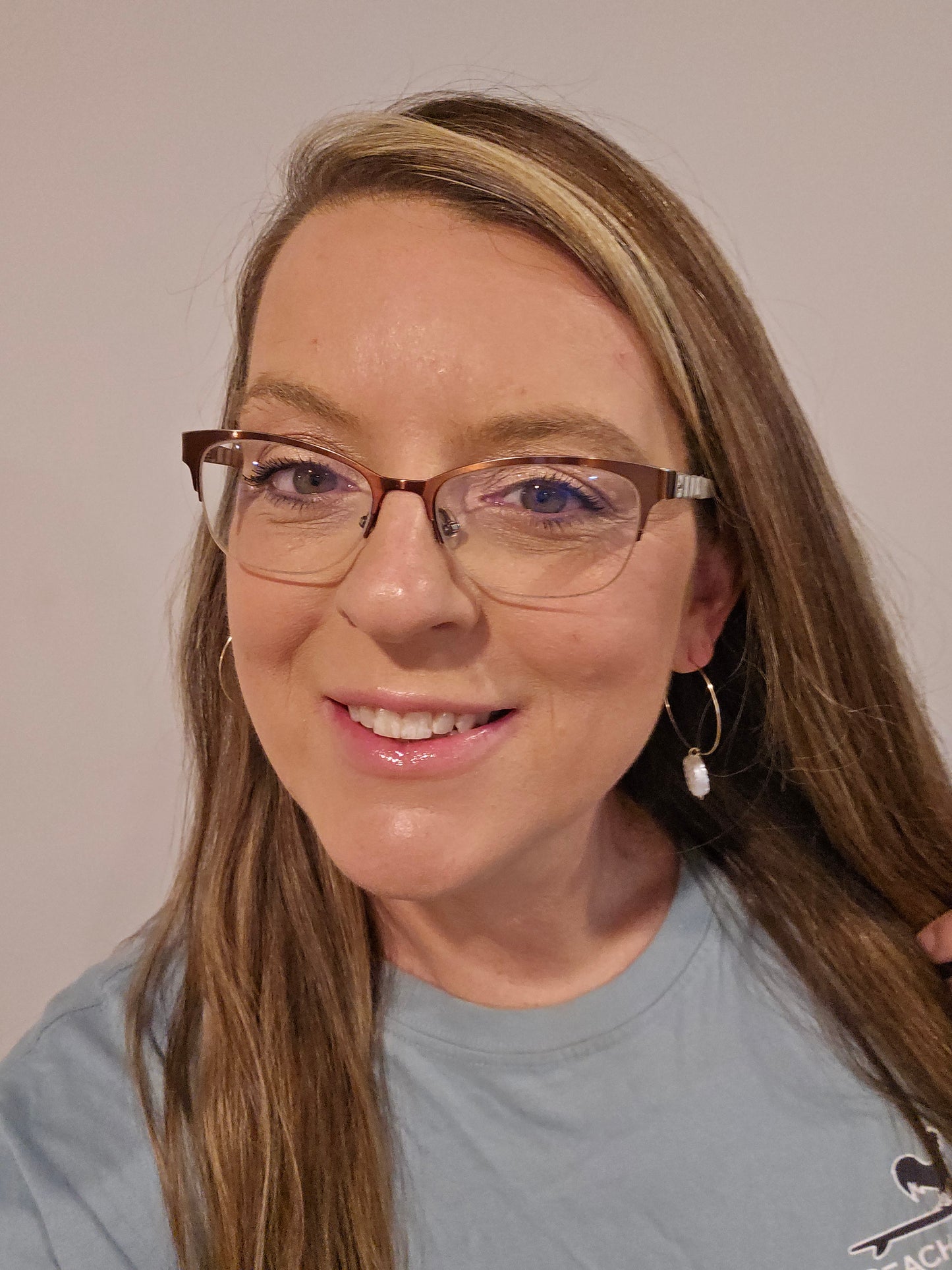 Perfect pearl and hoop earrings