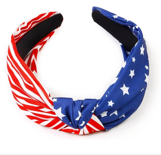 American flag headband