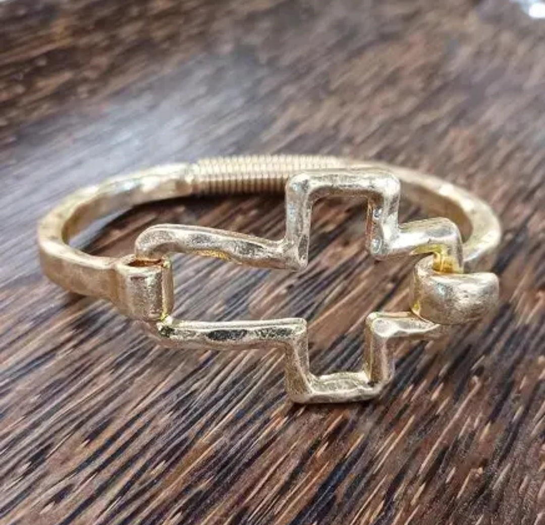 Cross bangle bracelets