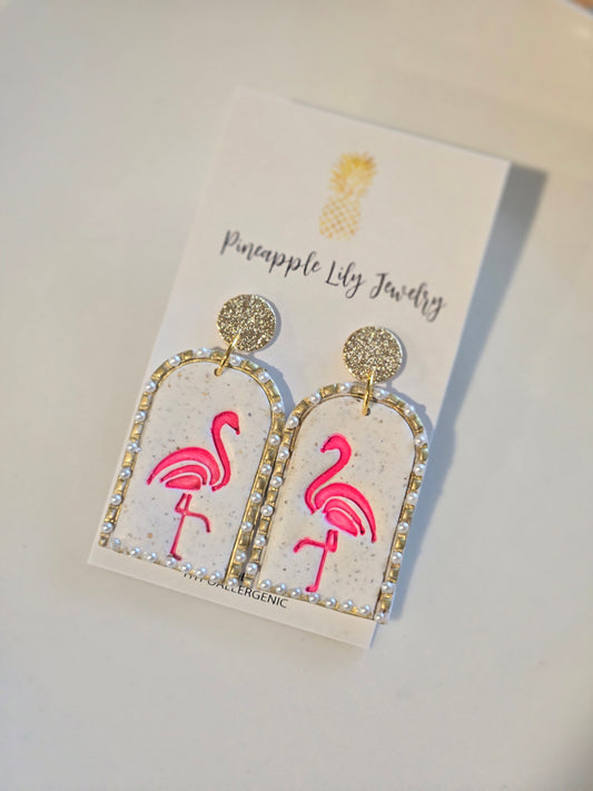Flamingos and Pearls