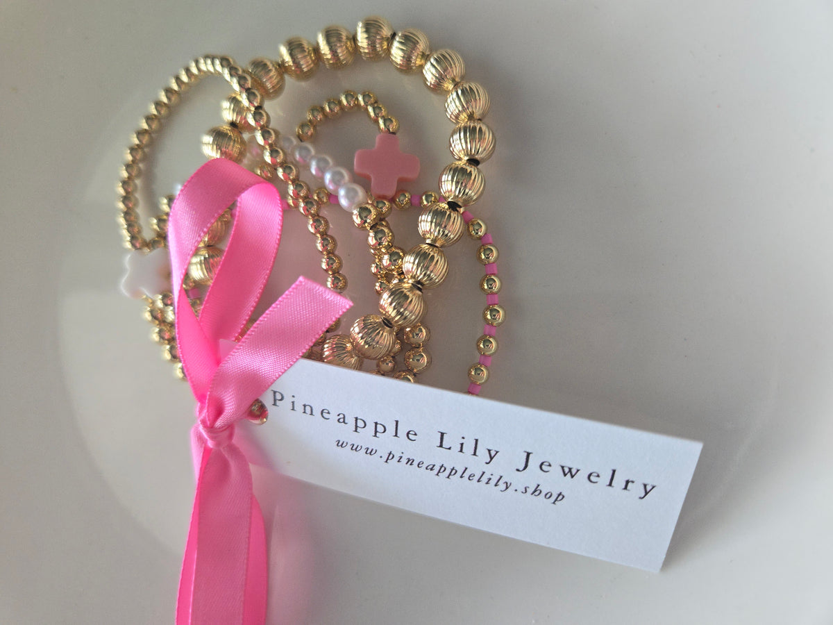 Pretty in Pink Bracelet set
