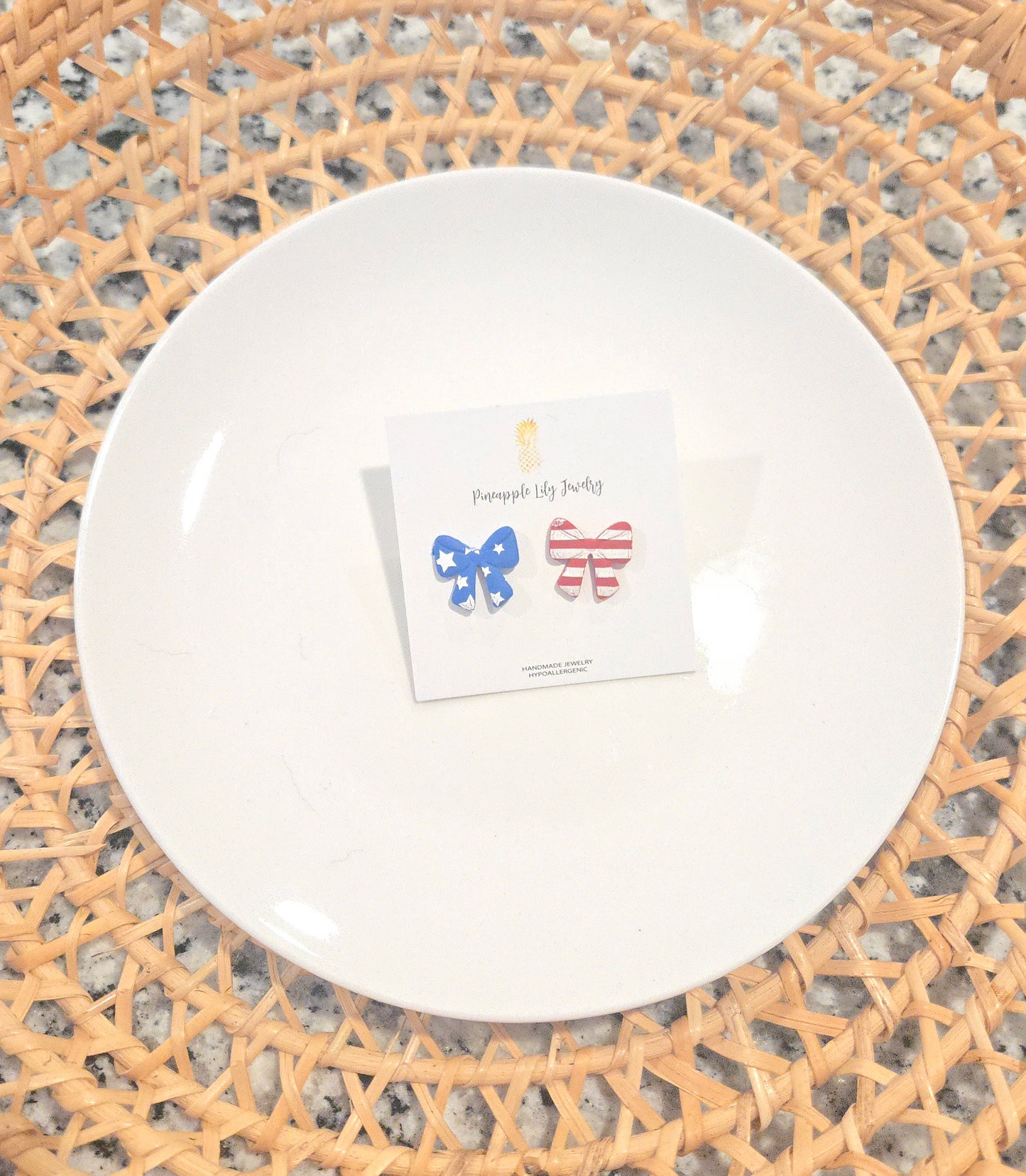 American flag Bow Studs