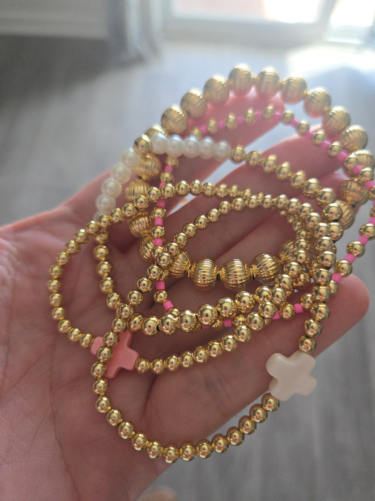 Pretty in Pink Bracelet set