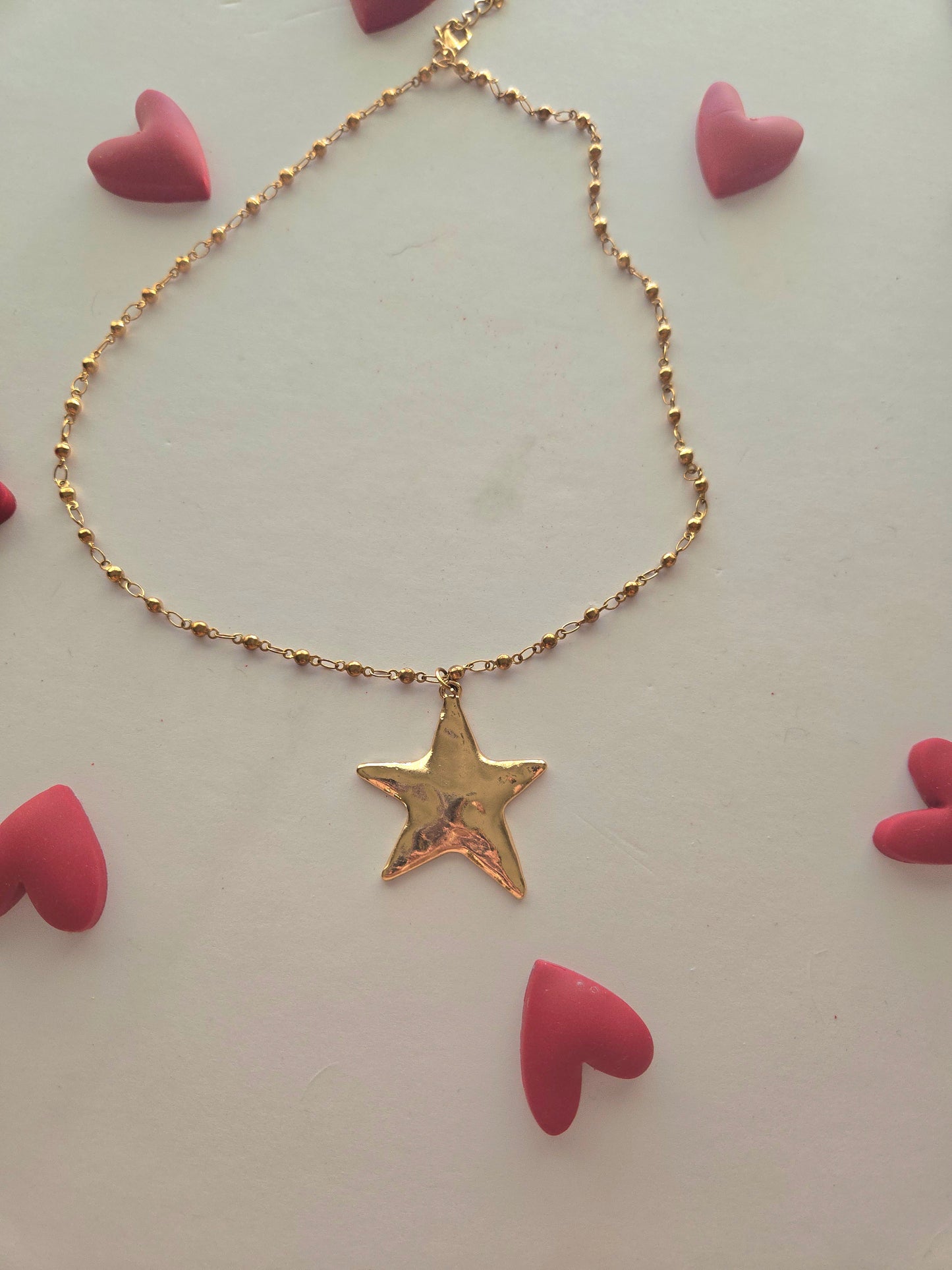 Star statement necklace