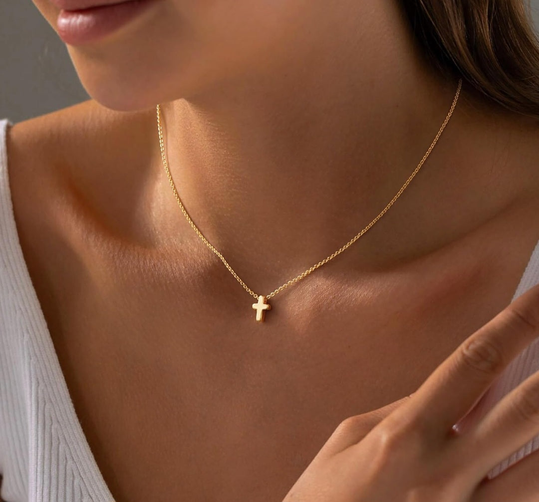 Mini Cross Necklace